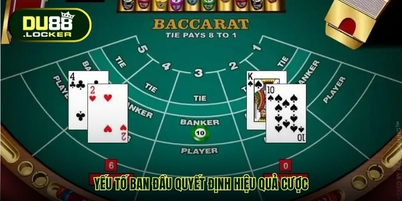Yếu tố ban đầu quyết định hiệu quả cược